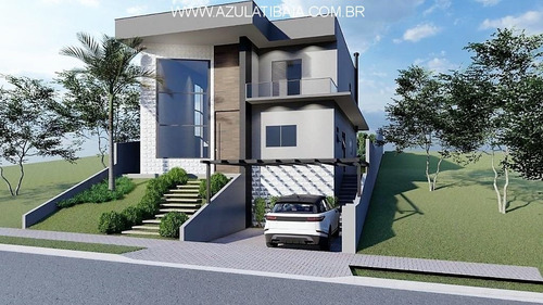 Imagem 12 de 26 de Projeto De Sobrado A Venda Condomínio, Atibaia Buona Vita Gold, Portaria, Rondas, Área De Lazer... - Ca01102 - 68902496