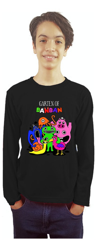 Polera Manga Larga Niños Garten Of Banban Roblox Dtf Cod 002