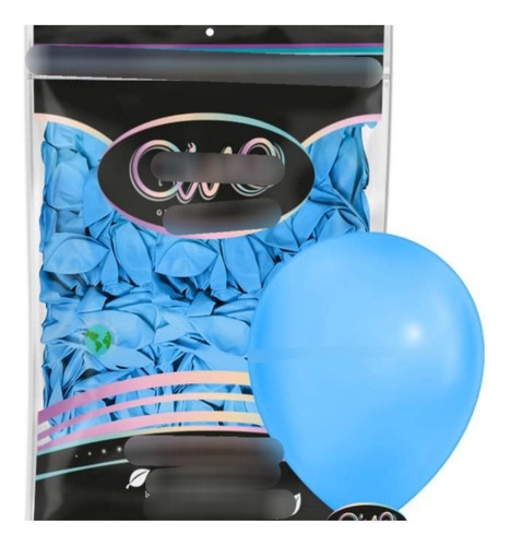 1 Bolsa De Globos Estándar #10 Color A Elegir Con 100 Globos