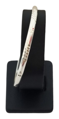 Pulsera Brazalete Para Mujer Estilo Diamantado Joya Plata