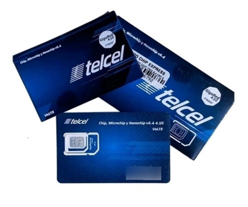 Chip Telcel, Att Y Unefon, Lada 77 3 Piezas