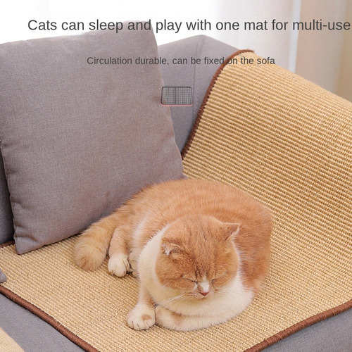 Alfombrilla De Sisal Cats Scratcher Para Afilar Uñas Cats Tr
