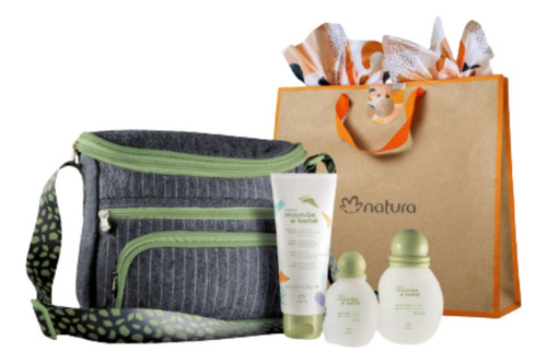 Natura Kit Mamãe E Bebê Com Mini Bolsa Maternidade (4 Itens)