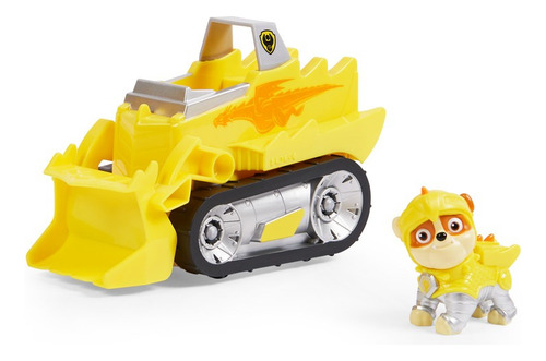 Vehículo Paw Patrol Rescue Knights Rubble 3+ Color Amarillo