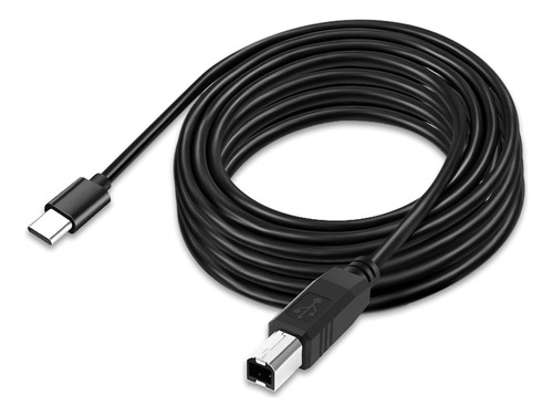 Cable Tipo C Para Impresora Usb 2.0 De 1.5 Mts