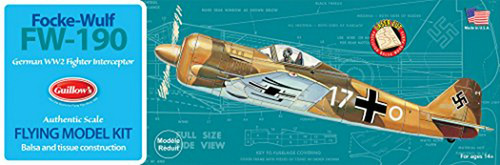 Guillow's Focke-wulf Fw-190 - Kit Para Modelar