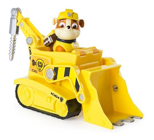 Paw Patrol - Rubble's Diggin' Bulldozer - Figura Y Vehículo