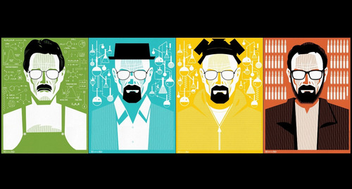 Cuadros Decorativo Breaking Bad 70 Cms X 33 Cms