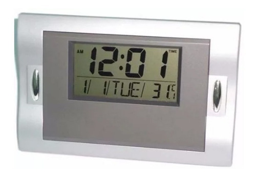 Relógio De Parede Mesa Digital Data Temperatura Alarme 6606c