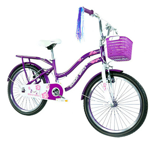 Bicicleta Para Niños Bebesit Queen Rodado 20 Violeta