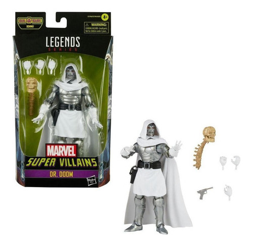 Boneco Coleção Dr. Doom Marvel Legends 15cm - F2796 - Hasbro