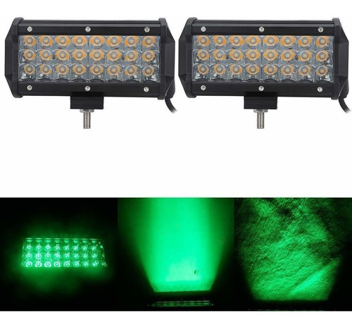 Barra De Luz Led Verde Todoterreno Pod 36w 7 Pulgadas Spot D