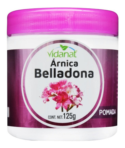 Pomada De Árnica Con Belladona 125g Vidanat