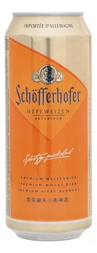 Cerveza Schöfferhofer Weissrubia lata 500 mL