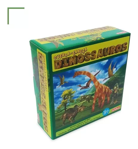 Jogo da Memória Dinossauros - Brinquedo Educativo em Madeira