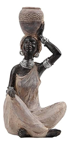 Estatua Africana De Leekung Para Decoración Del Hogar, Estat