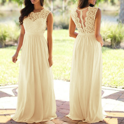 Vestido De Fiesta Largo Elegante Mujer, Graduación Boda L