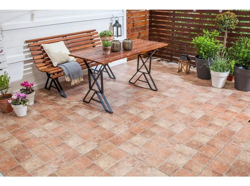 Imagen 2 de 10 de Ceramica Scop Rustico Ebano 45,3x45,3 (x Caja 2,05 M2) Piso