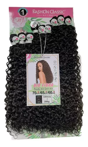 Cabelo Cacheado Orgânico Bio Fibra Lindona 300gr Cor Sp2/4/30