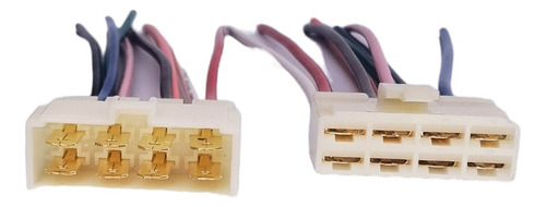 Enchufe Conector 8 Pines Macho Y Hembra Para Auto