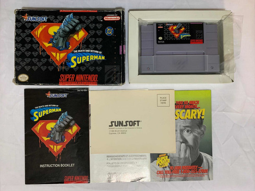 The Death And Return Of Superman Super Nintendo Snes (Usado)
