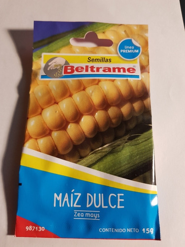 Semillas De Maiz Dulce Beltrame 15 Grs Huerta Huerto Plantas