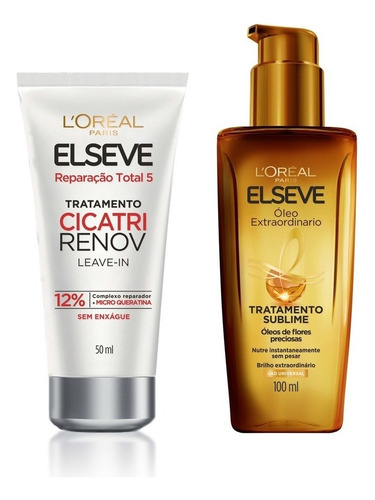 Cicatri Renov + Óleo Extraordinário Elseve Loréal Paris