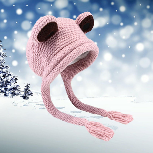 Gorro De Invierno Para Mujer, Gorro De Punto, Gorro De Rana,