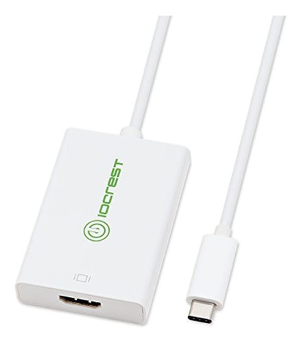 Io Crest Sy-ada31060 - Adaptador Usb Tipo C A Hdmi, Color Bl