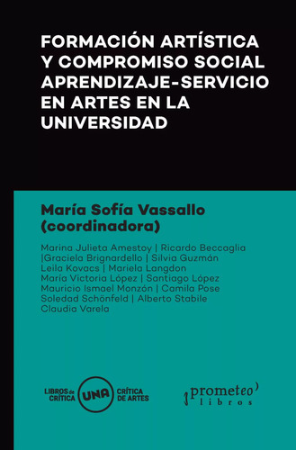 Formacion Artistica Y Compromiso Social - Vassallo Maria Sof