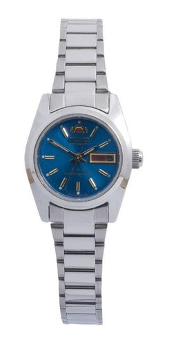 Relógio Orient Automático Feminino Azul Em Aço 559wc8x A1sx