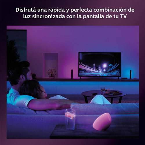 Imagen 10 de 10 de Philips Hue Play Hdmi Sync Box Sincroniza Smart Tv 4k