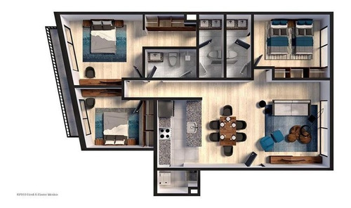 Imagen 9 de 12 de Departamento En Venta En Narvarte, Calle Mitla Mls #21-1923 R.k