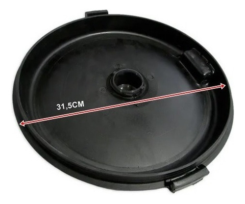 Tampa + Sobretampa Lar/lb-15mb Skymsen Cor Preta