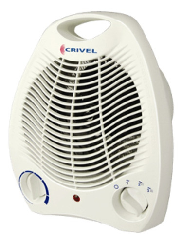 Calefactor Eléctrico  Caloventor Crivel Cv-13  Blanco 220v