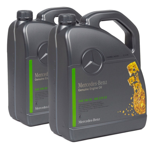 Kit 6 Litros De Aceite 5w30, Mercedes Benz Original 