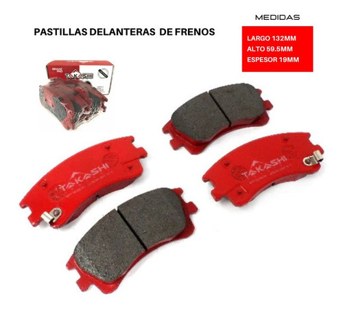 Pastilla De Freno Mazda 6 I Gg 2.3 2005 2007