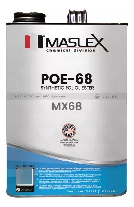 Aceite Poe Viscosidad 68 Litro Poe-68 Mx-lt68 Lata Marc _