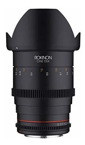 Lente Cine Rokinon 35mm T1.5 Para Canon Rf