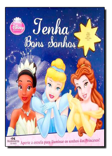 Tenha Bons Sonhos: Disney Princesas, De Disney. Editorial Melhoramentos, Tapa Dura En Português