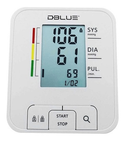 Monitor Digital Para Presión Arterial Dblue Dbtp16
