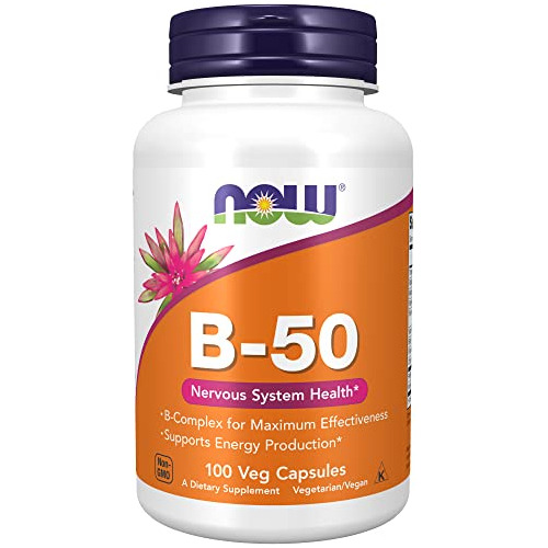 Ahora Suplementos, Vitamina B-50 Mg, Producción 3z3gm