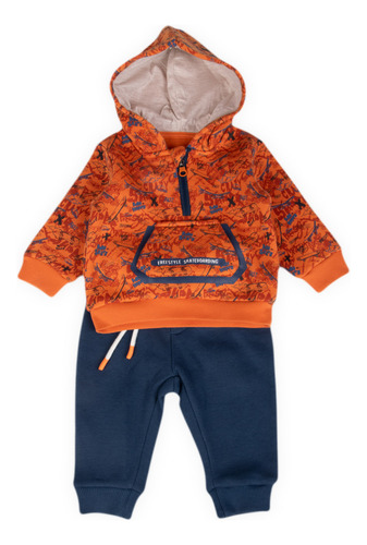 Buzo Bebe Naranjo Pillin (pvb543-25nar )