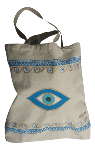 Ojo Turco Bolso Playa Rayon Resistente Original Evil Eye