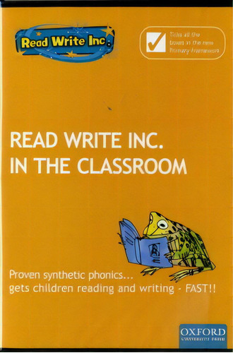 Read Write Inc In The Classroom Dvd, De Indefinido. Editorial Oxford University Press En Inglés, 0