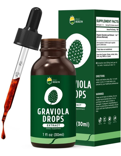 Extracto De Hoja De Graviola Organica - Kinghealth -
