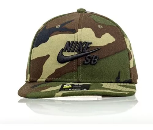 Gorra Nike Pro Verde Militar Camuflado Skateboarding