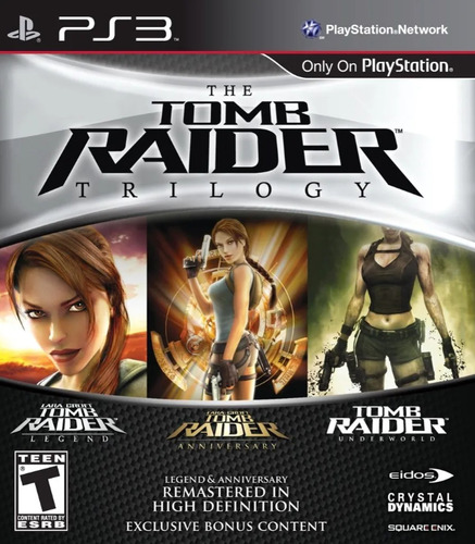 Tomb Raider Trilogy Standard Edition - Ps3 Mídia Física