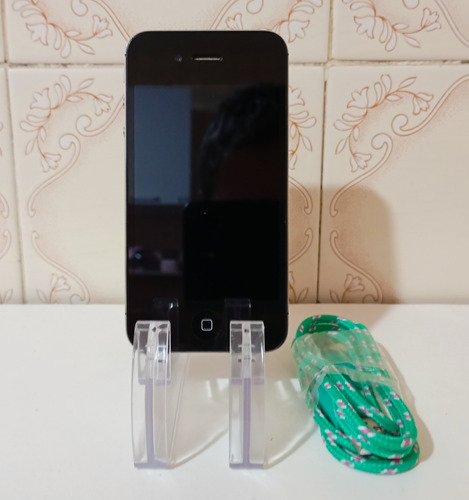 Celular Apple Iphone 4s 16gb 512mb Modelo: A1387 - Usado Preto (Usado)