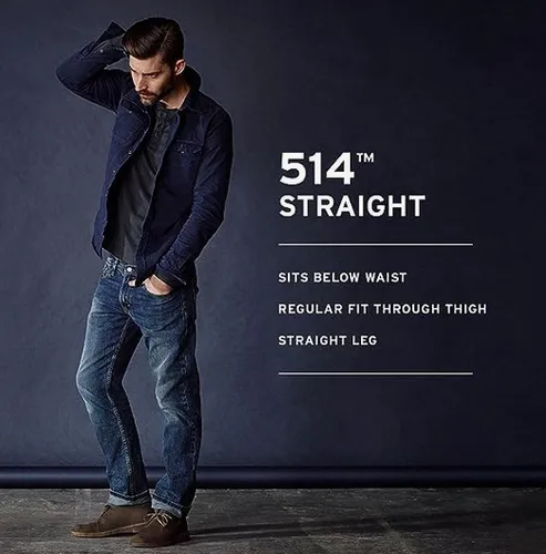 Pantalon levis 514 straight sale